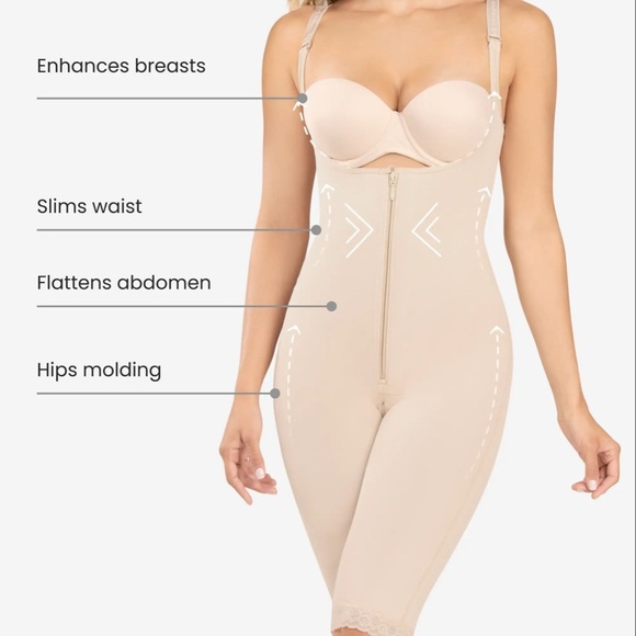 CYSM  SHAPERS Nude Curve-enhancing full body shaper - Style 203 Size Small - Picture 3 of 13